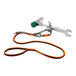 An Ergodyne Squids tool tethering kit with green and orange leashes.