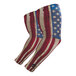 A pair of Ergodyne American flag sun protection arm sleeves.