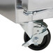 A stainless steel Traulsen refrigerated sandwich prep table with 2 doors.