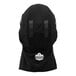 A black Ergodyne fleece balaclava with a white logo.