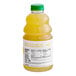 A Dr. Smoothie Lemon Refresher concentrate bottle filled with yellow liquid.