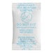 A white packet with blue text reading "Clariant Sorb-It 1 Gram Desiccant Silica"