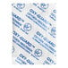 A close up of a Clariant Oxy-Guard oxygen absorber packet.