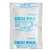 A white Clariant Desi Pak packet with blue text.