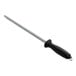 A Choice stainless steel sharpening rod with a black plastic handle.