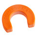 An orange plastic SharkBite disconnect clip.