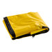 A yellow Lavex vinyl bag with zippers.