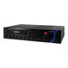 A black Speco Technologies PA mixer amplifier with knobs and dials.
