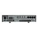 The back of a black Speco Technologies PA Power Mixer Amplifier with several buttons.