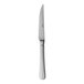 A Sola stainless steel steak knife with a silver handle.