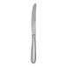 A Sola Symphony stainless steel dessert knife with a silver handle.