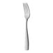 A Sola Netherlands stainless steel cocktail fork with a white handle.