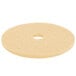 A white round Scrubble burnishing pad with a hole in the middle.