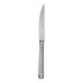 A Sola stainless steel steak knife with a silver handle.
