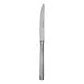 A case of 12 Sola stainless steel butter knives with a facette handle.