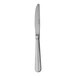 A Sola stainless steel butter knife with a silver handle.