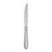 A Sola stainless steel steak knife with a silver handle.