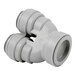 A pair of grey plastic John Guest U-bend pipe fittings.