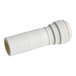 A white plastic tube with a John Guest white polypropylene stem reducer.