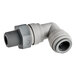 A John Guest grey plastic pipe fitting with a threaded end.