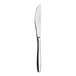 A Varick Avina stainless steel butter knife with a silver handle.