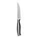 A Varick stainless steel steak knife with a satin stainless steel handle.