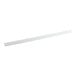 A white rectangular shelf tag holder.
