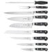 A Mercer Culinary Renaissance 10 piece forged knife set.