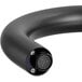 A close-up of a black Waterloo hands-free sensor faucet spout.