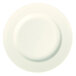 Homer Laughlin 20800 11 1/8 inch Ivory (American White) Rolled Edge China Plate - 12/Case