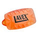 An orange plastic container of Lavex Citrus Scent Gel Toilet Bowl Clips with black text.