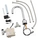 A Waterloo Deck-Mount medical faucet with 4 3/8" gooseneck spout and sensor.