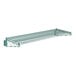 A Regency wall-mount wire shelf with a green metal frame.