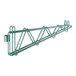 A Regency green metal double cantilever bracket.