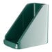 A green Regency wall-mount support for shelving.