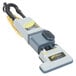 A grey and yellow ProTeam 107251 ProForce 1200XP upright vacuum cleaner.