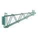 A green metal Regency wall-mount double bracket.
