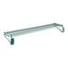 A Regency green epoxy wire shelf.