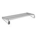 A Regency stainless steel wire shelf with brackets.