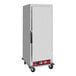 An Avantco full size holding / proofing cabinet with a solid stainless steel door.