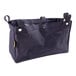 A black bag with two handles.