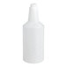 A white plastic Lavex 32 oz. plastic bottle with a black lid.