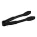 A pair of black Choice flat grip tongs.