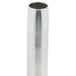 A stainless steel cylindrical object with a white background.