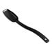 A black plastic Choice salad bar spoon with a long handle.