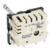 A white and black Robertshaw 5500 M Series Infinite Switch with a metal handle.