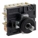 A black and white Robertshaw 5500 M series infinite switch with a black knob.