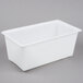 A white plastic container with a lid holding Hobart LIFTOUT-HOLDER units on a gray surface.