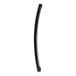 A black curved MainStreet Equipment door handle with holes.