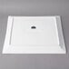 A white rectangular porcelain platter.